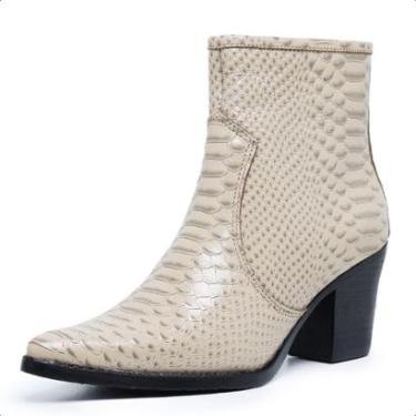 Imagem de Bota Bico Fino Jna Shoes Country Texana Feminina-Feminino
