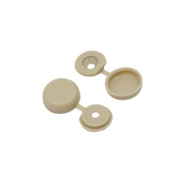 Imagem de REPAIROCK 30 peças de clipes de plástico articulados cáqui tampa de dobra de parafuso 4 mm para decoração de automóveis peças de reposição de automóveis