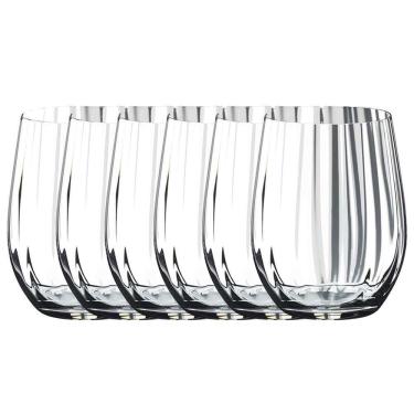 Imagem de Jogo 6 Copos Taça 337m Cristal Para Whisky Bebida Fina