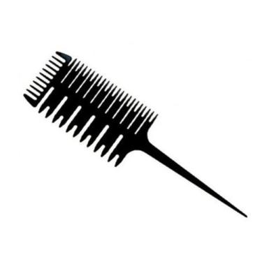 Imagem de Pente Para Puxar Mechas Separador Reflexos Luzes Profissional - Zhorn,