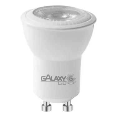 Imagem de Kit  2 Lâmpadas Led Dimerizavel Mini Dicroica Mr11 Gu10 4w Branco Quen