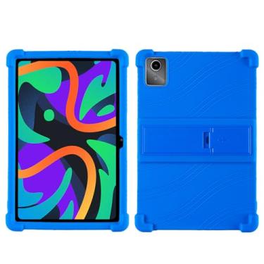 Imagem de QYiiD Capa para Lenovo Tab M11/Tab K11 LTE 11 polegadas 2024 TB330FU, capa protetora de silicone leve à prova de choque macio para crianças para Lenovo K11/Xiaoxin Pad 2024, azul