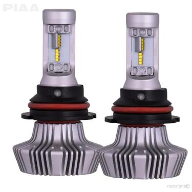 Imagem de Piaa 26-17397 Lâmpada LED platina branca 9007, pacote com 2 (6000K 9007 (HB5) 4000Lm, 6000K, 25W)