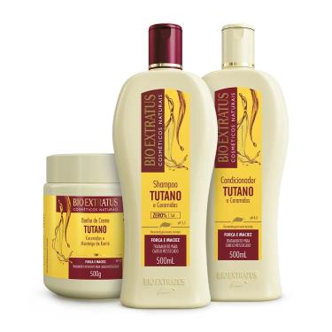 Imagem de Kit Tutano Bio Extratus Shampoo, Condicionador e Banho de Creme (500mL/g)