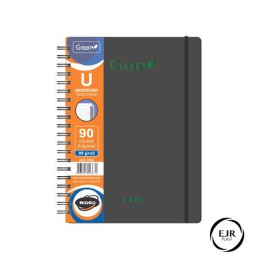 Imagem de Caderno Univ Rideo 90 fls 3 Mat Green