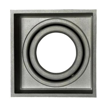 Imagem de Spot de Embutir Hub Microborda Recuado Quadrado P/ 1 Lâmpada Dicróica 