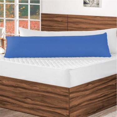 Imagem de Fronha Chuchão com Zíper 01 Peça Azul Bordados Ricardo