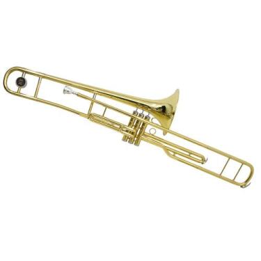 Imagem de Trombone De Pisto Tb 200p Laqueado Dourado Com Case New York - Eagle