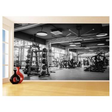 Imagem de Papel De Parede 3D Academia Exercício Exercício Funcional 3,5M Aca24 -