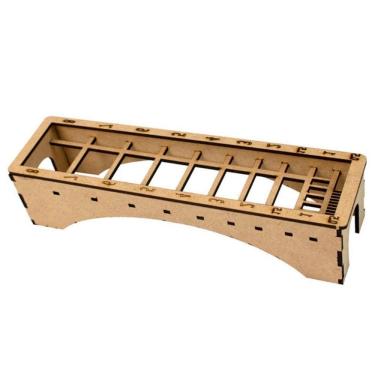 Imagem de Suporte Organizador Para 10 Pentes de Altura em MDF