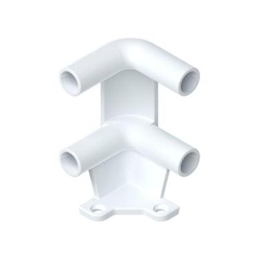 Imagem de Cantoneira Branca para Reling 7822896 Blum, Tamanho Único, Branco