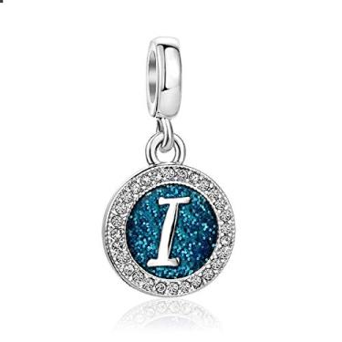 Imagem de MiiFort Pingente de letra A-Z com letra A a Z para presente feminino com pingente Pandora para mulheres, mãe, filha, irmã, tia, avó, amiga, neta, One Size, Cobre, Sem Pedra Preciosa