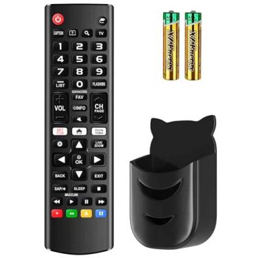 Imagem de Rimous Controle remoto compatível com controle remoto LG TV (todos os modelos) para todas as Smart TV LCD LED 3D AKB75375604 AKB75095307 AKB75675304 Controle remoto para substituição remota LG com