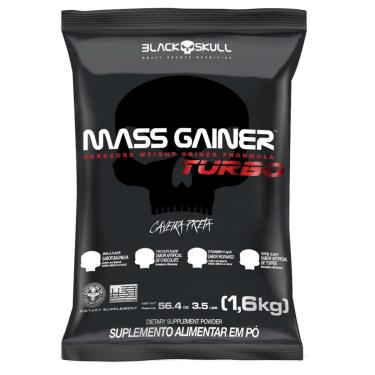 Imagem de Mass Gainer Turbo - Refil 1,6kg - Black Skull Refil Mass Gainer Turbo Baunilha 1,6kg
