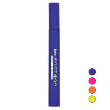 Imagem de BRW Infinity Marca Texto Neon Frutado Secagem Rápida, Roxo