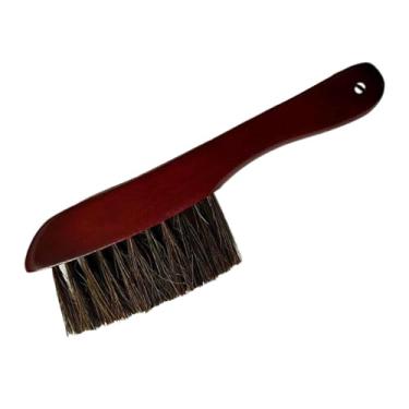 Imagem de oshhni Escova para trilhos de piscina, ferramenta de limpeza e manutenção de mesas de sinuca, áreas de difícil acesso, escova para trilhos de bilhar, cabo de, Borgonha