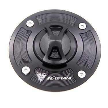 Imagem de Riderjacky Tampa do tanque de combustível de motocicleta sem chave para Suzuki KATANA 600 750 1998 1999 2000 2001