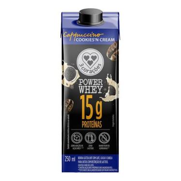 Imagem de Bebida Láctea Uht Cappuccino Cookies'n Cream Zero Lactose 3 Corações P