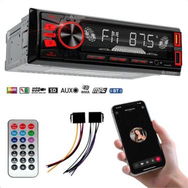 Imagem de Som De Carro Tipo Pione E Soni Bluetooth Carregador Celular - Lelong