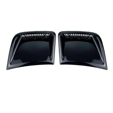 Imagem de SIPIDEAUT Capa de moldura lateral para para-choque dianteiro compatível com Subaru Impreza WRX STi 2008 2009 2010 2011 2012 2013 2014, par esquerdo + direito, 57739FG010 57739FG020 (estilo preto