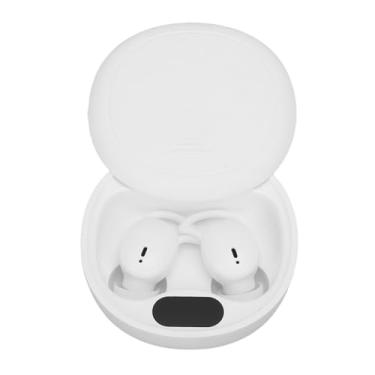 Imagem de ASHATA Fones de Ouvido do Sono Em Fones de Ouvido, de Sem Fio, de Com Ruído de Ajuste de Conforto Com Pontas de Com Silicone Macio, Estação de (Branco)
