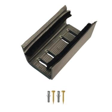 Imagem de Guia Inferior Para Porta De Correr Escova 5x7 Em polímero injetado - A