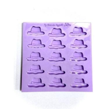 Imagem de F1375 molde de silicone balas/pingentes/apliques dia dos pais chapéu c