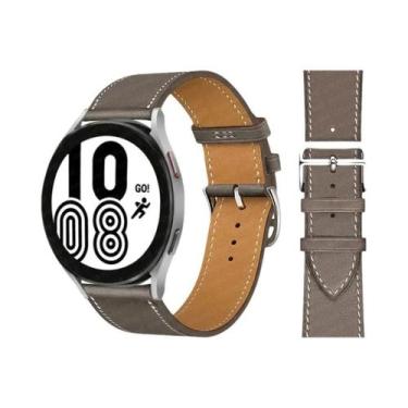 Imagem de Pulseira De Couro De 20mm 22mm Para Samsung Galaxy Watch 5 pro Active 