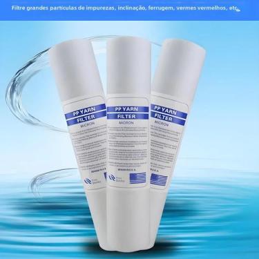 Imagem de Cartucho De Filtro De Água Para Sedimentos De 1 Micron 10 X 2,5 Polega