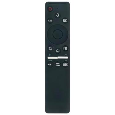 Imagem de Controle remoto de voz de substituição compatível com Samsung TV QN65Q6DTAF UN55TU8000 QN75Q8DTAF QN85Q6DTAF QN85Q8DTAF UN85TU800DF UN43TU8000 UN55TU8000F QN65Q8DTAF QN75QQDTAF 6DTAF QT N49Q8DTAF