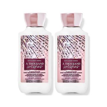 Imagem de Loção corporal Bath & Body Works A Thousand Wishes 240 ml - pacote com