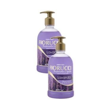 Imagem de Kit 2 Sabonete Líquido Fiorucci Lavanda Suavidade e Hidratação 500ml