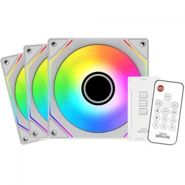 Imagem de Kit Fan Com 3 Unidades Gamer Ninja Shimo, ARGB, 120mm