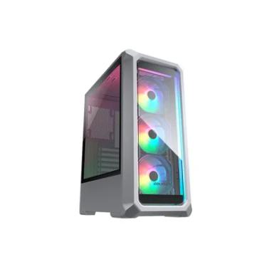 Imagem de Gabinete Gamer Cougar Archon 2 RGB, Mid-tower, Lateral De Vidro, Com 3 Fans, Branco - 385CC50.0004