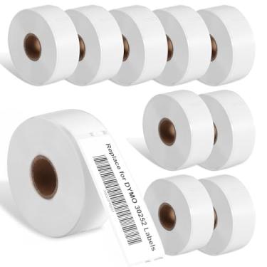 Imagem de Compatível com Dymo LabelWriter 30252 (1-1/20.3 cm x 3-1/5.1 cm) Etiquetas de endereço para impressoras 450, 450 Turbo, 4XL, etiquetas de código de barras de 28 mm x 89 mm, 350 etiquetas/rolo, 10