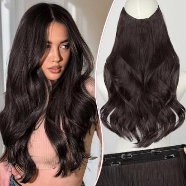 Imagem de Extensões de cabelo PHADRIA Invisible Wire Layered Long Wavy