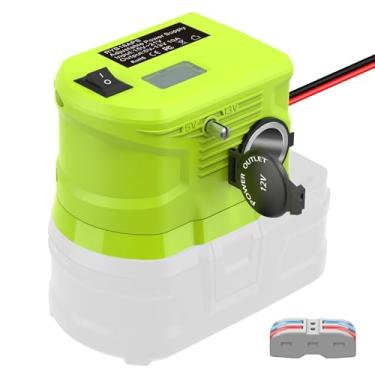 Imagem de Conversor Step Down de 18 V para 12 V para adaptador de bateria Ryobi 18 V, conector de alimentação para aparelhos automotivos, carregador DIY, estação de energia, conector de isqueiro, acampamento ao