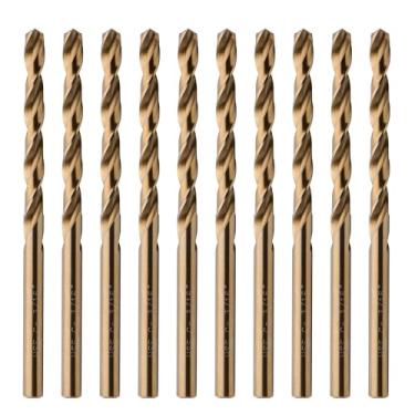Imagem de Conjunto de brocas de cobalto de aço de alta velocidade SPKLINE, conjunto de brocas de aço de 4,8 mm (3/16") de comprimento de trabalho, broca de metal M35 para brocas de aço inoxidável e metal rígido