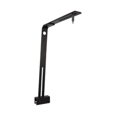 Imagem de Generic Suporte para luz de aquário, suporte para lâmpada de aquário, portátil de metal para luz de aquário para peixes de água doce e tanques marinhos, Preto