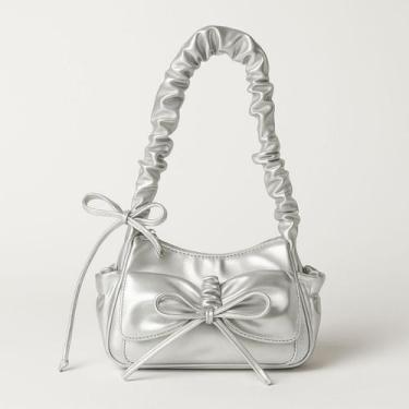 Imagem de Bolsa Feminina De Ombro Alça Franzida Elegante Festa Balada - Alwy