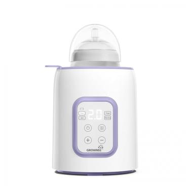 Imagem de Aquecedor de Mamadeira GROWNSY, 8 em 1, Rápido e Eficiente para Leite Materno ou Fórmula Infantil, Controle Inteligente de Temperatura