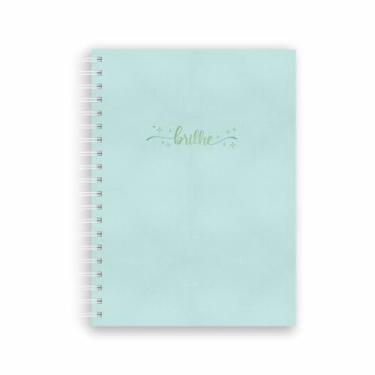 Imagem de Caderno Escolar Colegial Capa Dura 15 matérias 240 folhas gramatura 56 g/m² (Verde)