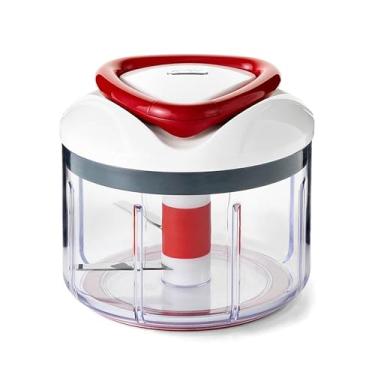 Imagem de Zyliss Processador de alimentos fácil de puxar e picador manual de alimentos – Cortador e cortador de legumes – Cortador manual de salada – Essenciais de cozinha