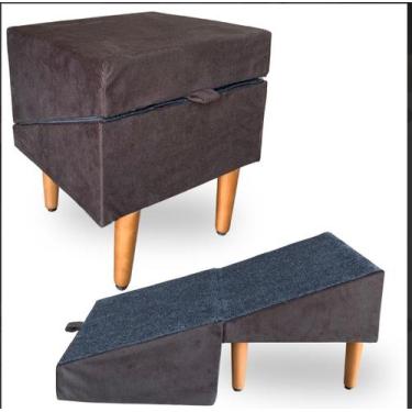 Imagem de Puff Rampa Premium para Pets  Design e Conforto em Um Só Produto - A7,