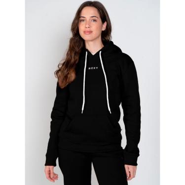 Imagem de Moletom Roxy Fech Chic Basic Preto-Preto-M-Feminino