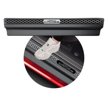 Imagem de Jogo Soleira Premium Elegance Corolla Cross - 4 Portas ( Vinil + Resinada 8 Peças )