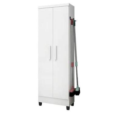 Imagem de Armário Multiuso 2 portas LAVANDERIA 879 BRANCO - QMOVI