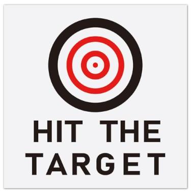 Imagem de GORGECRAFT 10 adesivos de alvo de vaso sanitário Bullseye, adesivos de treinamento de xixi atingem o alvo, preto e vermelho, 3 voltas com padrão de bulseye, PVC à prova d'água, para vaso sanitário