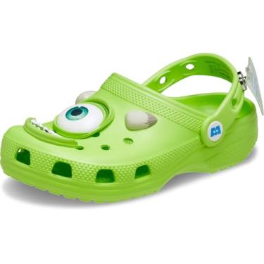Imagem de Crocs Tamancos unissex infantis Disney Monsters Mike Wazowski (criança pequena/criança grande), Multi, 3 Little Kid