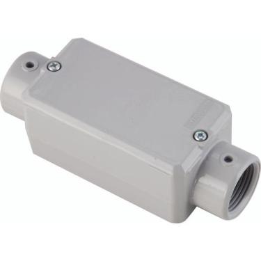Imagem de Condulete Fixo "C" 1.1/2" com tampa / com rosca NPT/ com pintura - Tra